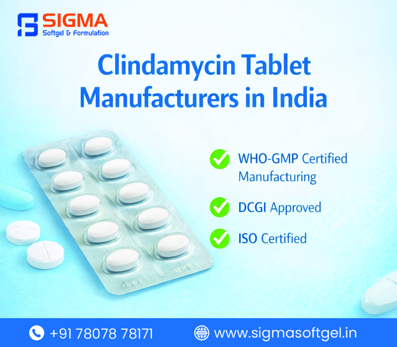 Clindamycin Tablet Manufacturers in India