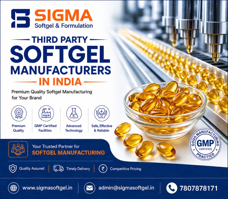 Third Party Softgel Manufacturers in India