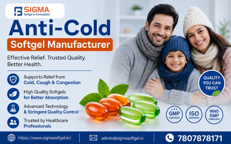 Anti Cold Softgel Manufacturer