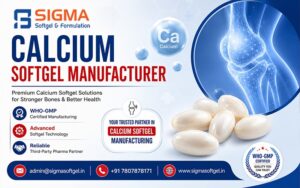 Calcium Softgel Manufacturer