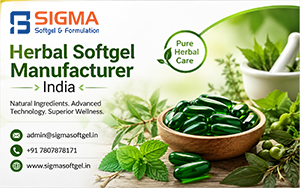 Herbal Softgel Manufacturer India
