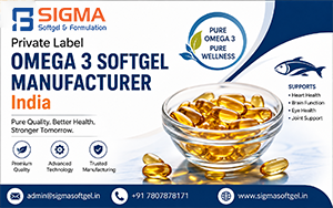 Private Label Omega 3 Softgel Manufacturer India